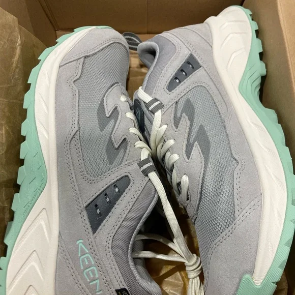 Keen Hightrail Vented Sneaker Steel Gray Hiking Shoes Women's 9 EBS098 1030360 - Picture 2 of 3